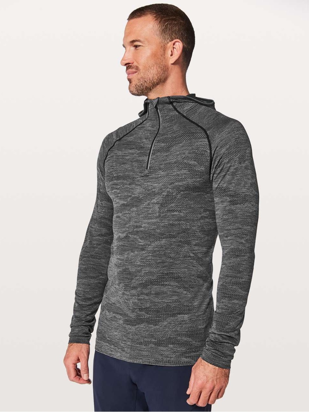 Lululemon Metal Vent Tech Hoodie Black / Anchor Size XL